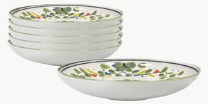Set di 6 piatti fondi in porcellana Maritime