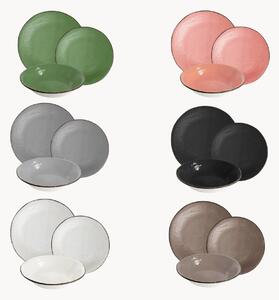 Servizio di piatti in ceramica Preta, 6 persone, set da 18