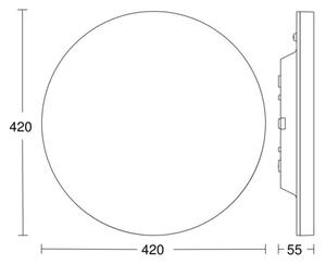 Steinel - Luce LED dimmerabile con sensore RS PRO R30plusSC 23,7W/230V 3000K