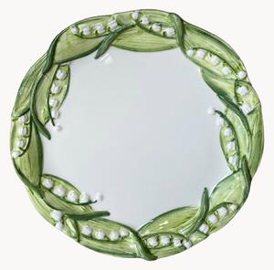 Piatto colazione dipinto a mano Lily of the Valley