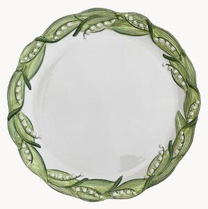 Piatto da portata dipinto a mano Lily of the Valley