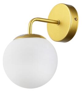 Brilagi - Lampada da parete MALIVA 1xE14/15W/230V dorata/bianca