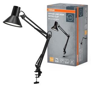 Osram - LED lampada da scrivania dimmerabile con morsetto OFFICE LINE LED/9W/230V 3000K nera
