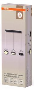 Osram - Lampada a sospensione LED su cavo DECOR PUCK 3xLED/12W/230V CRI 90 nero
