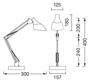 Osram - Lampada da scrivania DESK LINE 1xE27/11W/230V bianca