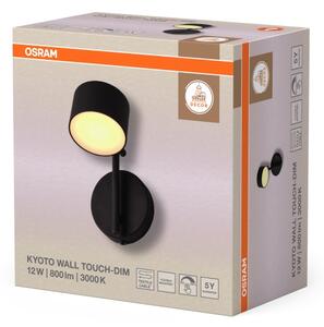 Osram - Lampada da parete dimmerabile a LED DECOR KYOTO LED/12W/230V nera