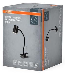 Osram - Lampada da scrivania con clip DESK LINE 1xGU10/9W/230V nera