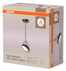 Osram - Lampadario LED a sospensione su cavo DECOR PUCK LED/12W/230V CRI 90 nero