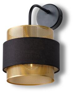 Osram - Lampada da parete DECOR HORNET 1xE27/10W/230V nero/oro