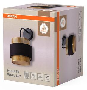 Osram - Lampada da parete DECOR HORNET 1xE27/10W/230V nero/oro