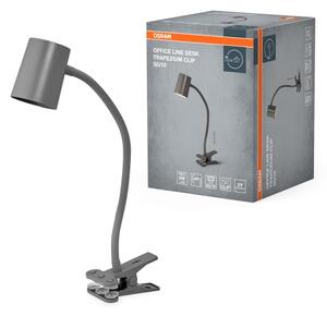 Osram - Lampada da scrivania con clip DESK LINE 1xGU10/9W/230V grigia