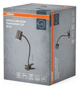Osram - Lampada da scrivania con clip DESK LINE 1xGU10/9W/230V grigia