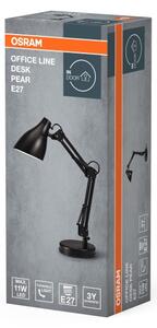 Osram - Lampada da tavolo DESK LINE 1xE27/11W/230V nera