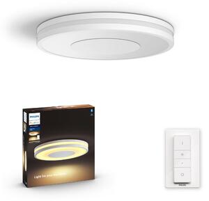 Plafoniera smart moderno Being LED CCT dimmerabile , in metallo, bianco D. 34.8 cm 34.8x34.8 cm, 2400 LM PHILIPS HUE