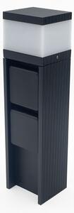 Lampada da esterno VESPER con 2 portalampade, 1xG9/5W/230V, IP44, 30 cm, nera