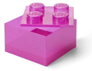 Scatola per bambini rosa in plastica 25x25x18 cm – LEGO®