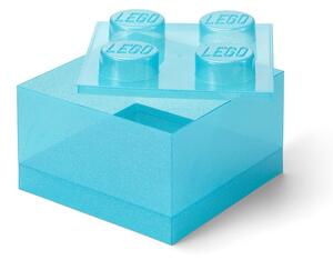 Scatola per bambini azzurra in plastica 25x25x18 cm – LEGO®