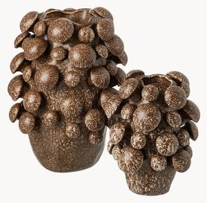 Vaso in gres smaltato Fungi, alt. 32 cm