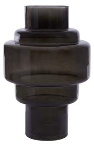 Vaso nero in vetro (altezza totale 30 cm) Cayden – Premier Housewares