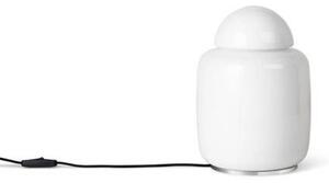 Ferm LIVING Lampada da tavolo Bell, vetro, bianco, altezza 27,7 cm