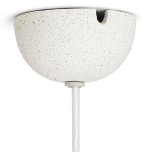 Ferm LIVING fermLIVING Lampada a sospensione Speckle, Ø 11,6 cm, ceramica, bianco