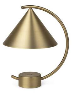 Ferm LIVING fermLIVING Lampada da tavolo ricaricabile a LED Meridian, ottone
