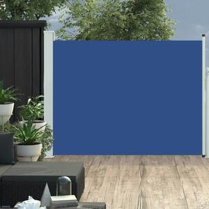Tenda Laterale Retrattile per Patio 170x500 cm Blu