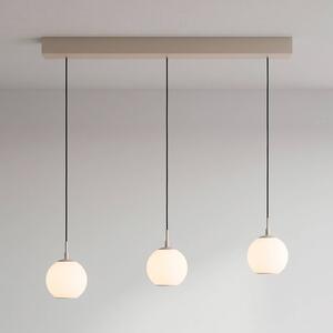 Paul Neuhaus Lampada a sospensione Sandora, dimmerabile, Crema / Ambra, Soggiorno / Sala da pranzo, Metallo, Moderno, Lampada a sospensione