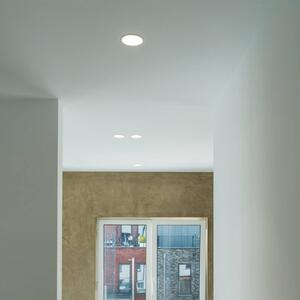 SLV Lampada da incasso a soffitto Horn-O bianca Horn-O, dimmerabile, Bianco / Opale, Soggiorno / Sala da pranzo, Metallo, Moderno, Faretto da incasso
