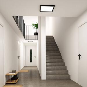 Paulmann Pannello LED Abia 2, Nero, Soggiorno / Sala da pranzo, Plastica, Moderno, Plafoniera