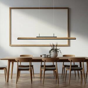 Buschwerk Lampada a sospensione Arian, dimmerabile, Legno chiaro, Soggiorno / Sala da pranzo, Metallo, Moderno, Lampada a sospensione