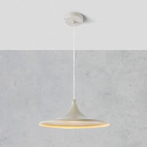 Markslöjd Lampada LED a sospensione BEAM di Markslöjd, beige, alluminio, Ø 37 cm Beam, dimmerabile, Crema / Ambra, Soggiorno / Sala da pranzo, Alluminio, Moderno