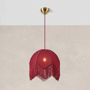 Markslöjd Lampada a sospensione Gertrud, Rosso, Soggiorno / Sala da pranzo, Tessuto / Stoffa / Seta, Lampada a sospensione