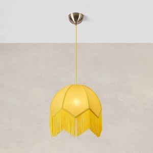 Markslöjd Lampada a sospensione Gertrud, Giallo / Arancione, Soggiorno / Sala da pranzo, Tessuto / Stoffa / Seta, Lampada a sospensione