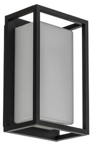 Applique da esterno Lucande LED Ilirian, antracite, alluminio, 15 cm