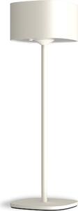Lampada da tavolo Calex Serino, ricaricabile, dimmerabile, con controllo touch, resistente agli schizzi, color beige