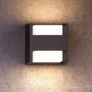 Philips Applique da esterni a LED Arbour, Alluminio / Grigio / Zincato, Alluminio, Moderno, Applique LED da esterni