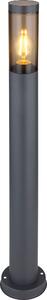 Globo Lighting luce da esterno in acciaio inox antracite, 1x E27