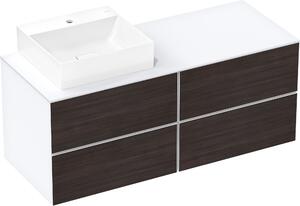 Hansgrohe Xevolos E Console, 1 découpe à gauche, 1370x550mm, pour vasque à poser, 54205700, 54205700