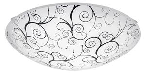 EGLO LED Lampada a soffitto Margitta 1, lampada a soffitto a una luce, design classico, lampada per soggiorno realizzata in metallo, lampada per camera da letto, lampada LED per corridoio con luce bianco caldo, diametro 31,5 cm