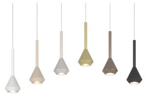 AYGO SOSPENSIONE SINGOLA MODERNA IN METALLO DI 6 COLORI TUBOLARE CON LAMPADINA ATTACCO GU10