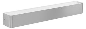 Applique Contemporanea Sania 5 Led Acciaio Grigio E Bianco Nichel Opaco