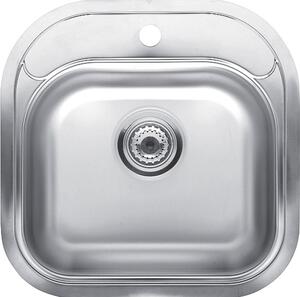 Lavello Reginox, lavello da cucina in acciaio inox Boston KG-CC (304) 42x35,3 cm R23563