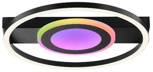 Lampada a soffitto LED "Brilliant Maureen", colore nero, 20W, grado di protezione IP20, per uso interno