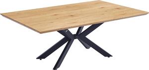 Home Deluxe Tavolo da pranzo quadrato AVENCIA con base a stella - Rovere chiaro - 160 x 100 cm | Tavolo da cucina, sala da pranzo, tavolo da pranzo