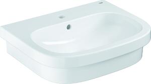 Lavabo da appoggio Grohe EURO KERAMIK 1 foro per rubinetto, con sfioratore 600 x 480 mm bianco alpino