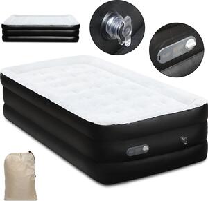 Materasso ad aria Aopunly Letto ad aria per 2 persone Autogonfiabile 200 x 152 x 46 cm Materasso gonfiabile con motore elettrico