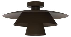 Plafoniera PLATO 1xE27/15W/230V, diam. 32 cm, marrone