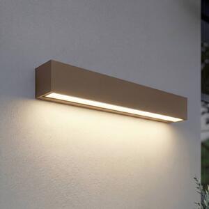 Applique da esterni a LED Lengo Lucande, Marrone / Ruggine, Alluminio, Moderno, Applique LED da esterni