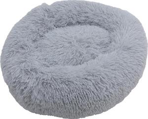 Letto per cani Cuscino per cani Cestino per cani 80 cm in peluche Letto per animali domestici Divano per cani Letto per gatti Grigio